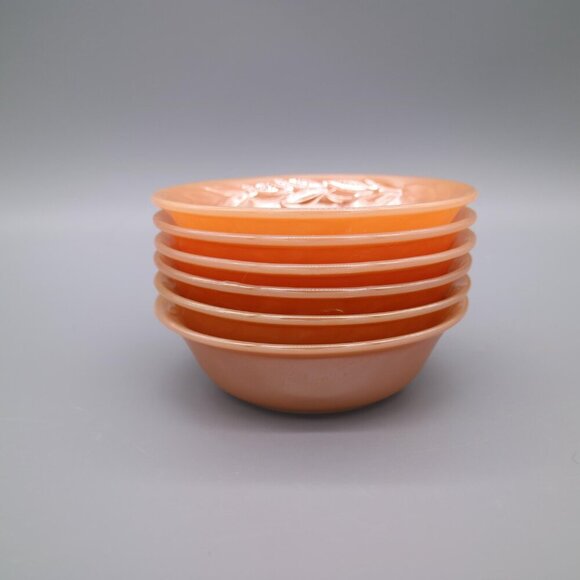 Vintage 1950s Anchor Hocking Fire King 5" Berry Desert Bowls - Picture 7 of 8